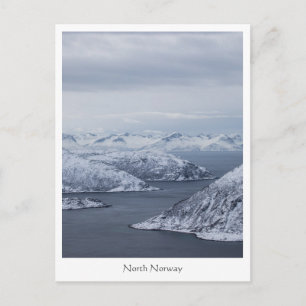 Postal Paisaje del Ártico de Noruega Septentrional