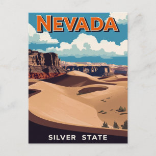 Postal Paisaje del desierto de Nevada