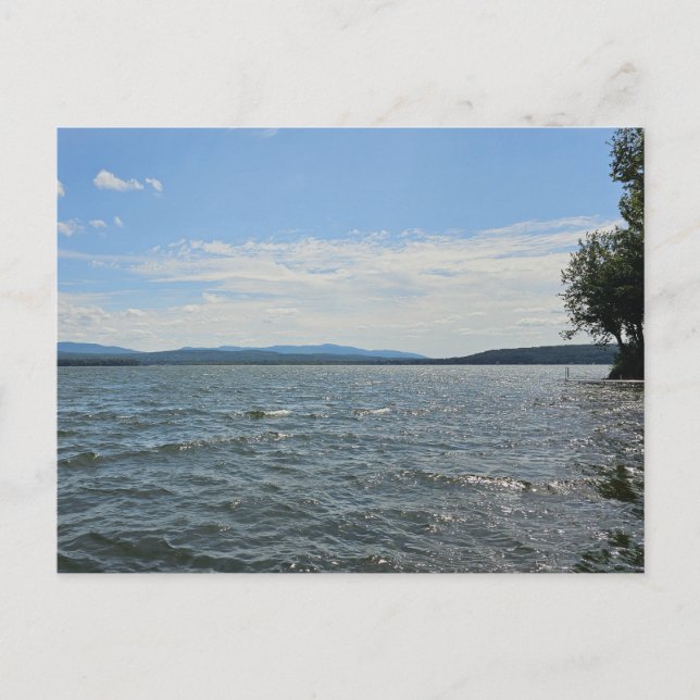 Postal Paisaje del lago (Anverso)