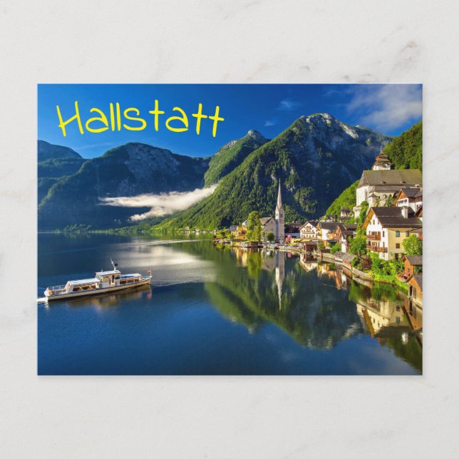 Postal Paisaje del Lago Scenic Mountain Village (Anverso)