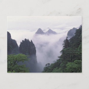 Postal Paisaje del Monte Huangshan (Montaña Amarilla) en