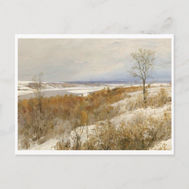 Postal Paisaje del Norte, Vasili Dmitrijevitš Polenov (Anverso)