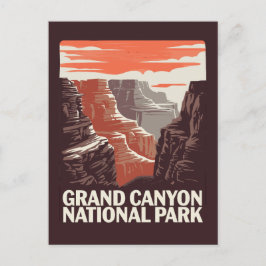 Postal Paisaje del Parque Nacional del Gran Cañón