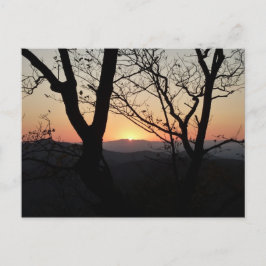 Postal Paisaje del Parque Nacional Shenandoah Sunset