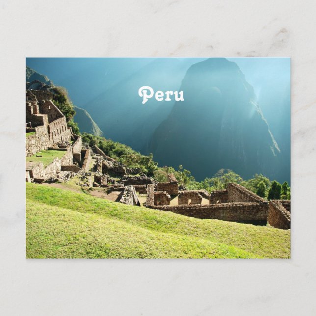 Postal Paisaje del Perú (Anverso)