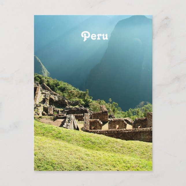Postal Paisaje del Perú (Anverso)