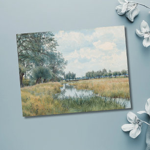 Postal Paisaje del río cerca de St. Ives, Huntingdonshire