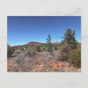 Postal Paisaje Desértico de Colinas de Roca Roja