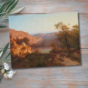 Postal Paisaje Eifel (1843) - Heinrich Funk