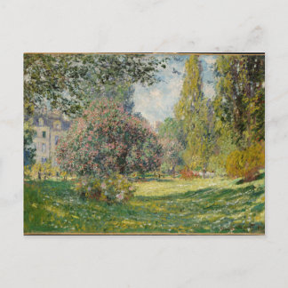 Postal Paisaje - El Parque Monceau - Claude Monet