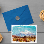 Postal Paisaje en América del Sur de Bolivia<br><div class="desc">Hermoso ilustracion del increíble paisaje y paisaje del país sudamericano Bolivia. Un gran recuerdo y una idea de regalo para todos los turistas y viajeros.</div>