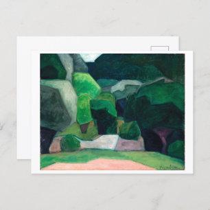 Postal Paisaje en Cassis   Francis Picabia  