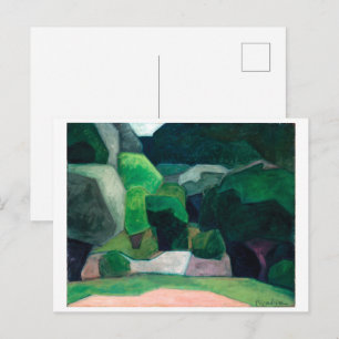 Postal Paisaje en Cassis Francis Picabia
