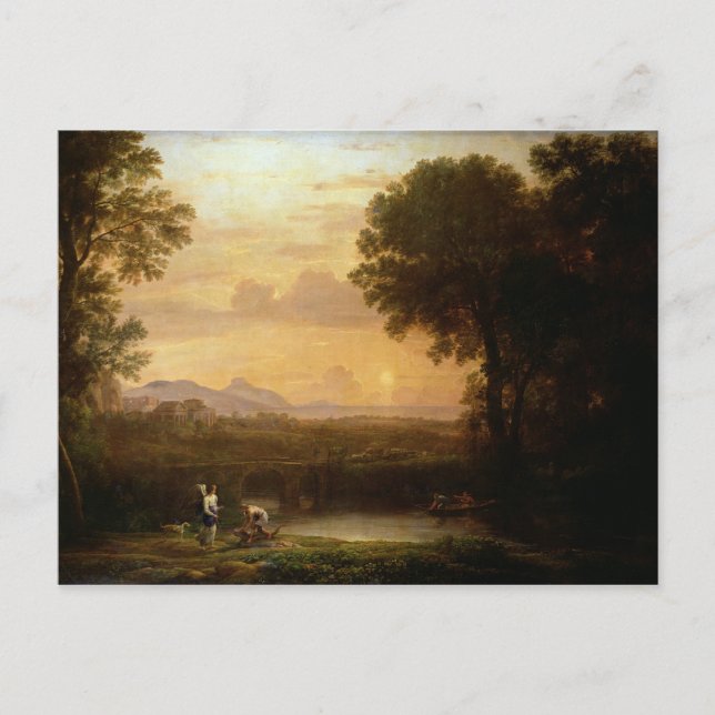 Postal Paisaje en Dusk (Anverso)