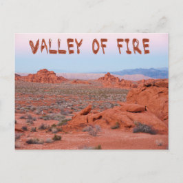 Postal Paisaje en el Valle del Fuego