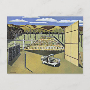 Postal Paisaje en Iden, famosa pintura de Paul Nash