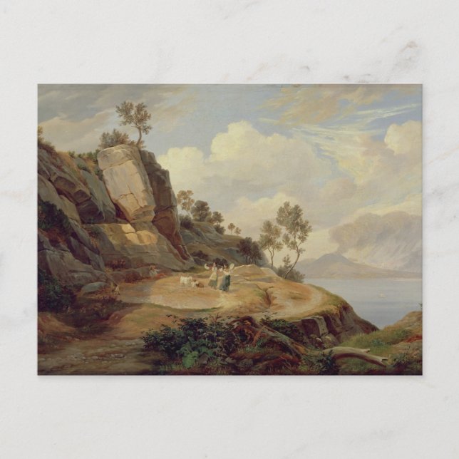 Postal Paisaje en Italia (Anverso)