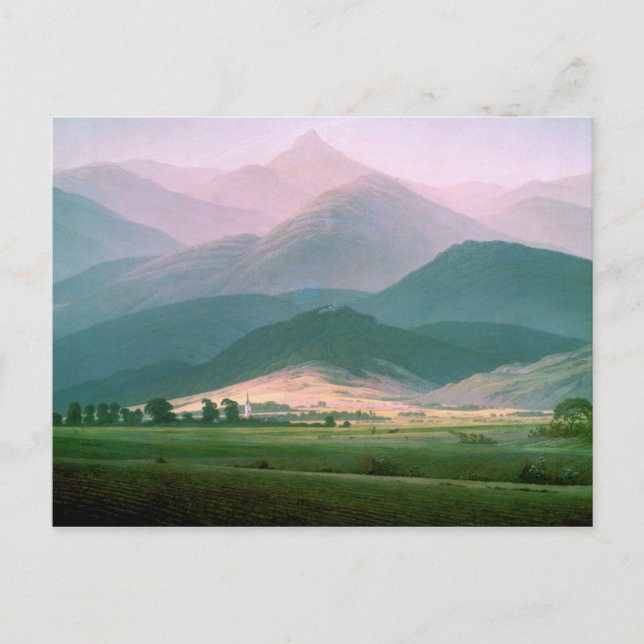 Postal Paisaje en la Riesengebirge, 1810-11 (Anverso)