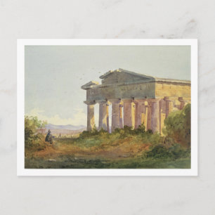 Postal Paisaje en Paestum (p/c sobre papel)