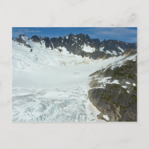 Postal Paisaje escénico del glaciar de Alaska