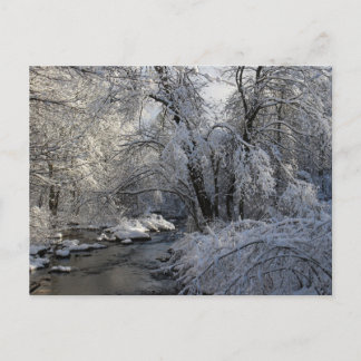 Postal Paisaje escénico del invierno