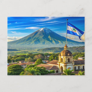 Postal Paisaje estilístico de Nicaragua