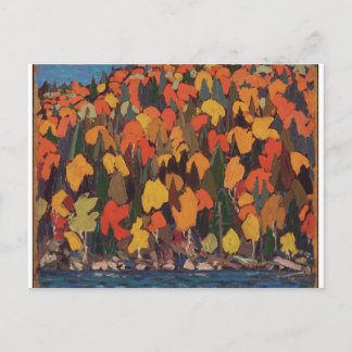 Postal Paisaje Foliage-Canadiense de Otoño por Tom Thomso