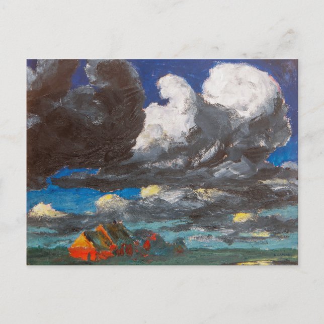 Postal Paisaje, Frisia del Norte | Emil Nolde | (Anverso)