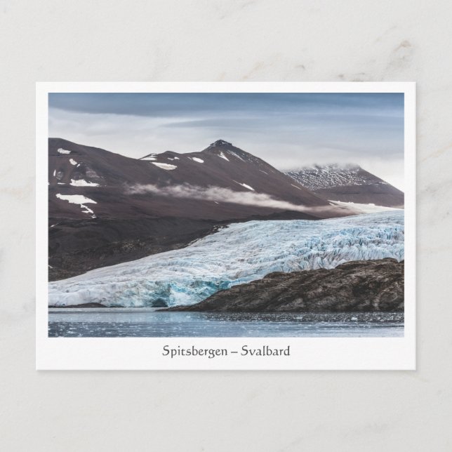 Postal Paisaje glaciar de Svalbard (Anverso)