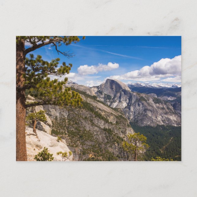 Postal paisaje Half Dome, California (Anverso)