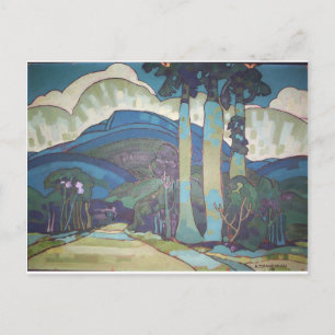 Postal Paisaje hawaiano por Arman Manookian, 1928