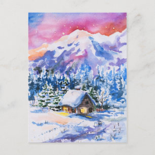 Postal Paisaje invernal