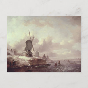 Postal Paisaje invernal 3