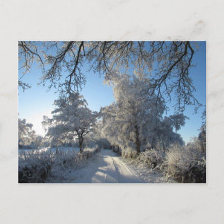 Postal Paisaje invernal: Cheshire