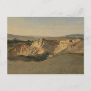 Postal Paisaje italiano de Jean-Baptiste-Camille Corot