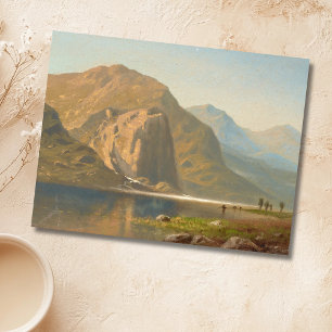 Postal Paisaje majestuoso yosemite de Albert Bierstadt