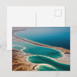 Postal paisaje Mar Muerto Israel