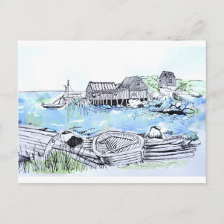 Postal Paisaje marino