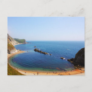 Postal paisaje marino de la costa jurásica