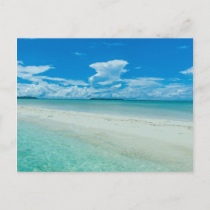 Postal Paisaje marino tropical azul, Palaos
