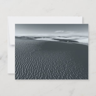 Postal Paisaje Monocromo del Parque Nacional de las Arena