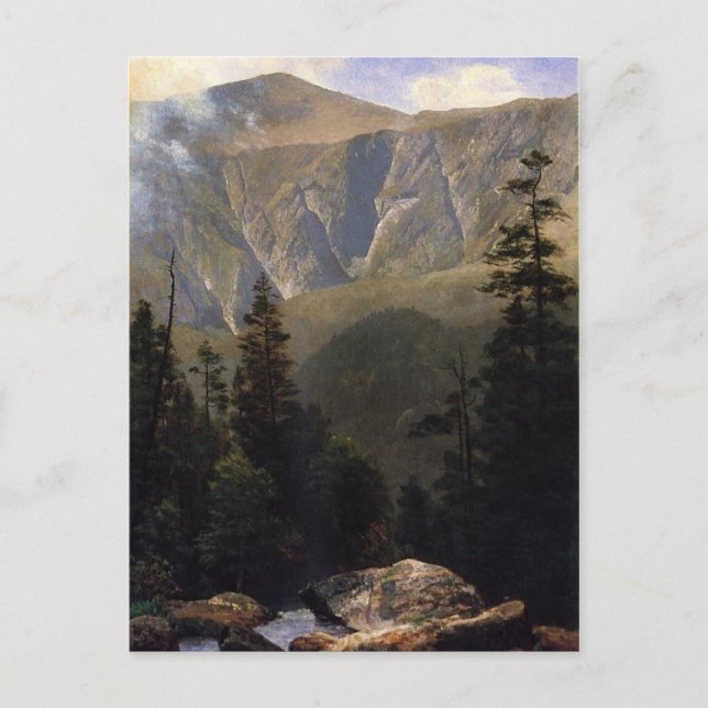 Postal Paisaje montañoso (Anverso)