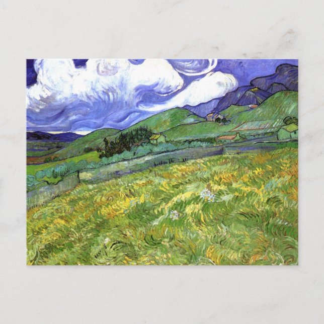 Postal Paisaje montañoso, Bella Artes Van Gogh (Anverso)