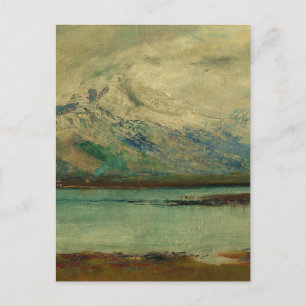 Postal Paisaje montañoso de Tatra por Ladislav Mednyanszk