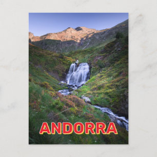 Postal Paisaje montañoso en Andorra