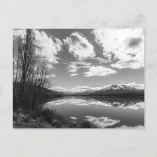 Postal Paisaje montañoso Fotografía en blanco y negro