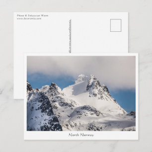 Postal Paisaje montañoso nevado