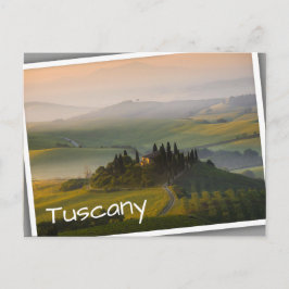 Postal Paisaje montañoso toscano al amanecer