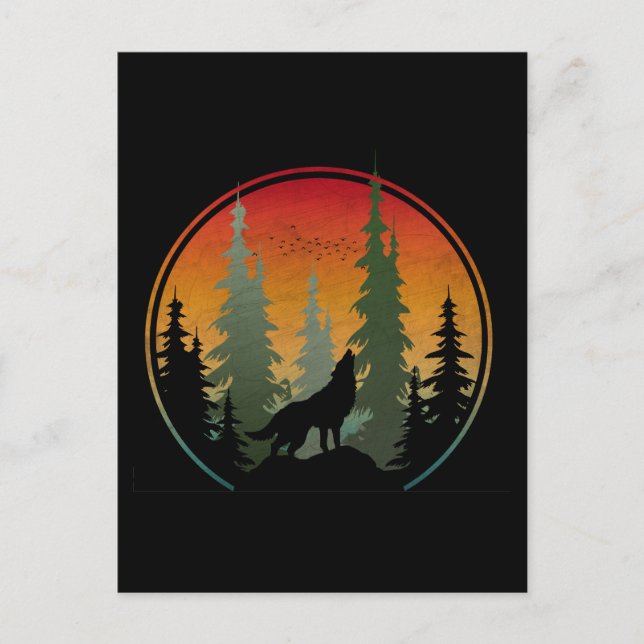 Postal Paisaje natural del Lobo del Sol (Anverso)