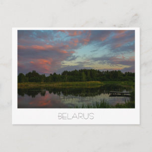 Postal Paisaje natural Paisaje Rural Lago Sunset